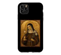Custodia per iPhone 11 Pro Max Elegante Icona Cattolica di Santa Chiara d'Assisi