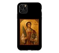 Custodia per iPhone 11 Pro Max Elegante icona cattolica di Santo Stefano