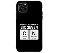 Custodia per iPhone 11 Pro Max Elementi Primari Di Sei Sette - Funny 67 Italian Brainrot