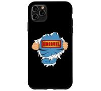 Custodia per iPhone 11 Pro Max Emanuel First Name Superhero For Boys Named Emanuel