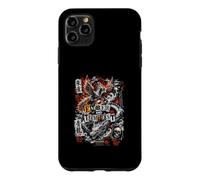 Custodia per iPhone 11 Pro Max Ember E Tempesta Fenice Drago Caos Equilibrio