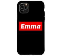 Custodia per iPhone 11 Pro Max Emma Nome 90's Streetwear Y2K Super Hero Costume Per Emmas