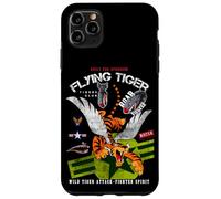 Custodia per iPhone 11 Pro Max Enjoy Cool Funny Tiger Flying Cartoon, Wild Tiger Graphic
