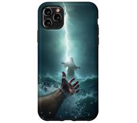 Custodia per iPhone 11 Pro Max Epic Bible Story Christian Graphic - Jesus Saving Peter