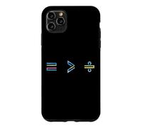 Custodia per iPhone 11 Pro Max Equality is Greater Than Division Math Symbol Social Justice