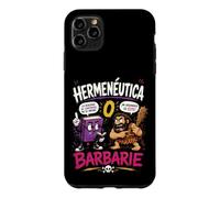 Custodia per iPhone 11 Pro Max Ermeneutica o Barbarie Umorismo Filosofico