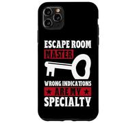 Custodia per iPhone 11 Pro Max Escape Room Master Indicazioni sbagliate sono il mio gioco di specialità