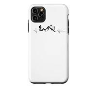 Custodia per iPhone 11 Pro Max escursioni montagne alpi ECG battito cardiaco all'aperto bou