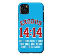 Custodia per iPhone 11 Pro Max Esodo 14:14 | Il Signore combatterà per te | Fede Biblica