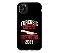 Custodia per iPhone 11 Pro Max Esperto forense dalla nascita 2025 Compleanno a tema True Crime