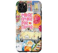 Custodia per iPhone 11 Pro Max Estetica Europea Estate Italiana Collage