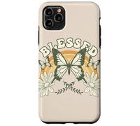Custodia per iPhone 11 Pro Max Estetica floreale arcobaleno farfalla benedetta