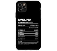 Custodia per iPhone 11 Pro Max Evelina Dichiarazione Nutrizionale Nome Divertente