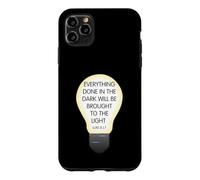 Custodia per iPhone 11 Pro Max Everything Done in the Dark Luke 8 17 Design ispiratore
