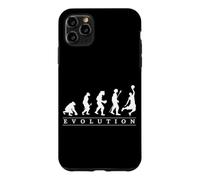 Custodia per iPhone 11 Pro Max Evoluzione del basket con l'uomo divertente evoluzione umana