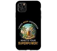 Custodia per iPhone 11 Pro Max Faccio sparire la birra Qual è il tuo superpotere Birra divertente