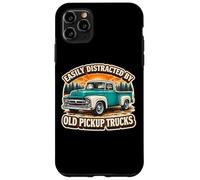 Custodia per iPhone 11 Pro Max Facilmente distratto da vecchi camion pick up amante proprietario divertente