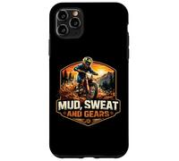 Custodia per iPhone 11 Pro Max Fango sudore e ingranaggi Dirt Bike Rider Motocross MX