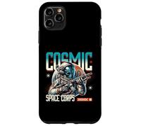 Custodia per iPhone 11 Pro Max Fantascienza Cosmic Space Corps Alien Warrior Battalion