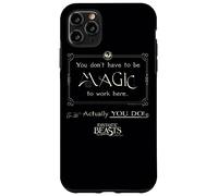 Custodia per iPhone 11 Pro Max Fantastic Beasts and Where to Find Them Magic To Work Here