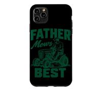 Custodia per iPhone 11 Pro Max Father Mows Best Riding Rasaerba Dad, trattorino da giardino