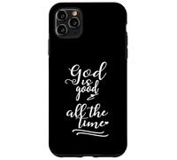 Custodia per iPhone 11 Pro Max Fede cristiana Dio è buono tutto il tempo