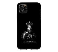 Custodia per iPhone 11 Pro Max Federico Barbarossa Medievale Re Imperatore Ritratto