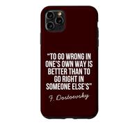 Custodia per iPhone 11 Pro Max Fëdor Dostoevskij Delitto e castigo Filosofia classica