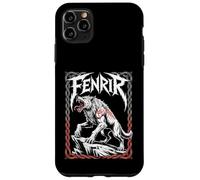 Custodia per iPhone 11 Pro Max Fenrir Mitologia Norrena Lupo vichingo Guerriero Nordico Leggenda