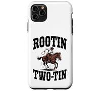 Custodia per iPhone 11 Pro Max Festa western per il 2° compleanno di Rootin Two Tin Cowboy
