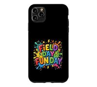 Custodia per iPhone 11 Pro Max Field Day Fun Day Insegnanti Studenti Spruzzi d'acqua colorati
