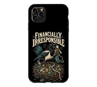 Custodia per iPhone 11 Pro Max Financially Irresponsible Funny Gazza Shiny Things Design
