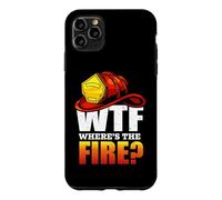 Custodia per iPhone 11 Pro Max Firefighter WTF Where's The Fire Firefighters Lovers