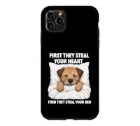 Custodia per iPhone 11 Pro Max First They Steal Your Heart - Border Terrier Amante Dog Mom
