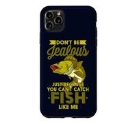 Custodia per iPhone 11 Pro Max Fisher Baitcast Catch Pescatori Amo Pesca Pescatori Pesca