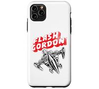 Custodia per iPhone 11 Pro Max Flash Gordon su razzo spaziale retrò fumetto