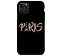 Custodia per iPhone 11 Pro Max Floreale Parigi Torre Eiffel Amo Parigi Cute France