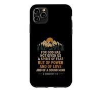 Custodia per iPhone 11 Pro Max "For God Has Not Given Us A Spirit Of Fear Verse