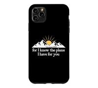 Custodia per iPhone 11 Pro Max For I Know the Plans I Have For You Bible Jeremiah 29:11 God