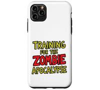 Custodia per iPhone 11 Pro Max Formazione per l'Apocalisse Zombie Survival Fitness Graphic