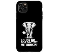 Custodia per iPhone 11 Pro Max Forte No Che Ero Solo Io Pensavo Umorismo Elefante
