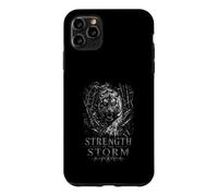 Custodia per iPhone 11 Pro Max Forza nella tempesta Tiger Warrior Spirit Power