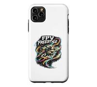 Custodia per iPhone 11 Pro Max FPV Freestyle Soul Quad Pilot Drone Vintage Art Gift