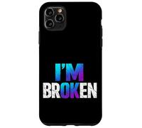 Custodia per iPhone 11 Pro Max Frase Emotiva sulla Vulnerabilità e Rottura