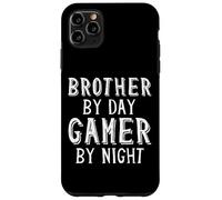 Custodia per iPhone 11 Pro Max Fratello Di Giorno Gamer Di Notte Miglior Videogioco Sibling Bro