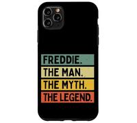 Custodia per iPhone 11 Pro Max Freddie L'uomo Il mito La leggenda Divertente Citazione Personalizzata
