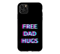 Custodia per iPhone 11 Pro Max Free Dad Hugs Pride Proud Ally LGBT Rainbow Flag Support