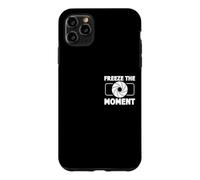 Custodia per iPhone 11 Pro Max Freeze the Moment Fotografo Fotocamera Minimalista