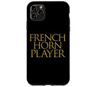 Custodia per iPhone 11 Pro Max French Horn Player Wind Brass Music Instrument - French Horn