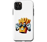 Custodia per iPhone 11 Pro Max Fresco cartone animato patatine fritte con occhiali